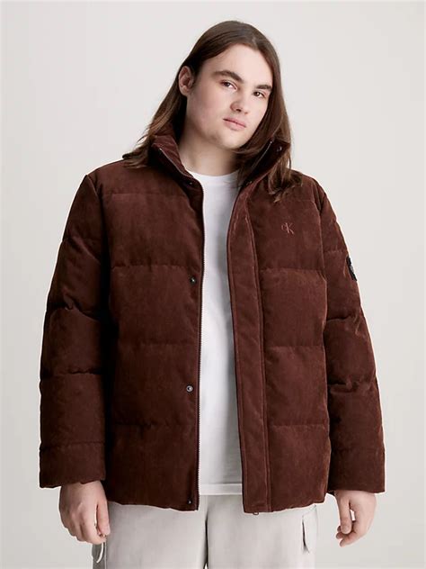 Oversized Corduroy Puffer Jacket Calvin Klein® J30j324059gt8