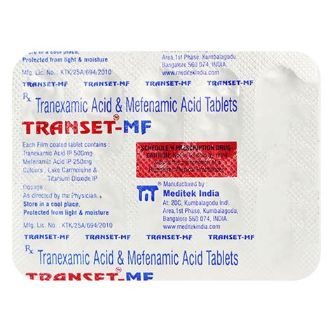 Buy Transet Mf Tablet S Online At Upto Off Netmeds