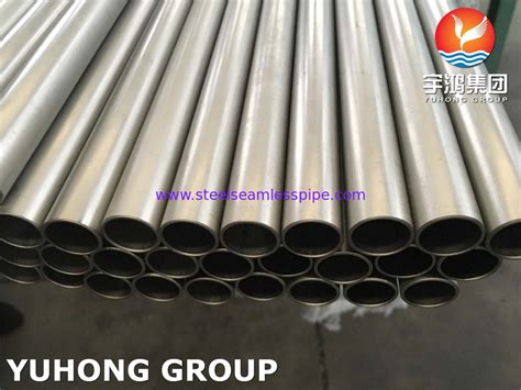 ASME SB338 GR 7 UNS R52400 Titanium Alloy Seamless Heat Exchanger Tube