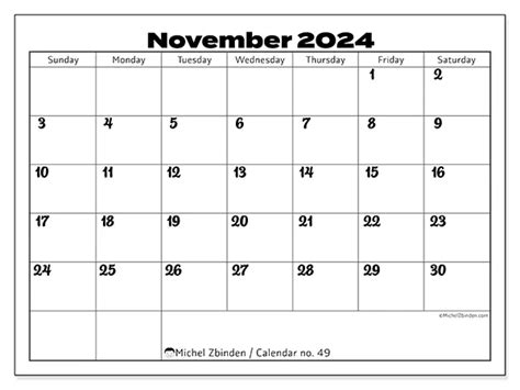 Calendars Michel Zbinden EN