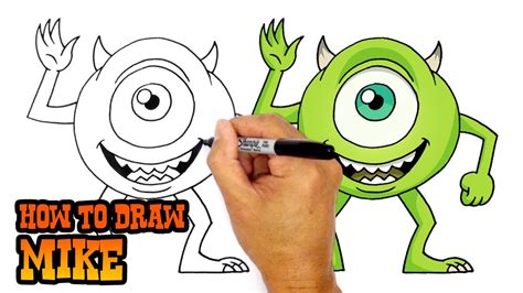 How To Draw Mike Wazowski