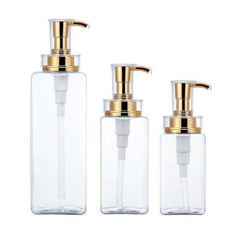 Transparent Shower Gel Plastic Bottle YBJ Cosmetic Packaging Manufacturer