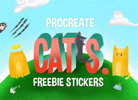 Cats Procreate Stamp Brushes Graphicsbunker