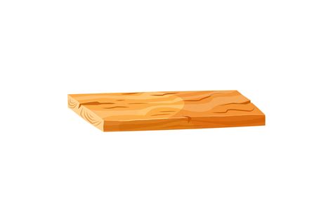 Plank Wood Cartoon Vector Illustration Graphic by pikepicture ...