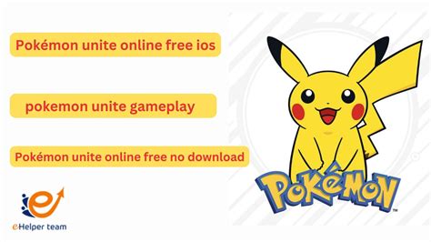 Pokémon UNITE online free