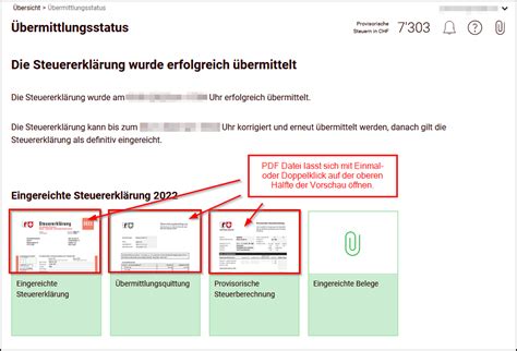 Steuererklärung einreichen eTax Glarus