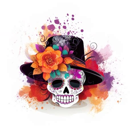 Dia De Los Muertos D A De Los Muertos Fiesta Mexicana Imagen Premium