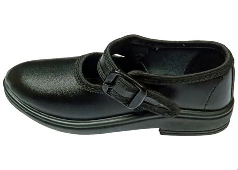 Buckle Girls Black School Shoes Leather At Rs 75pair In Yeola Id