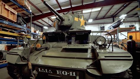 M3a1 Stuart Tank At The National Wwii Museum Youtube