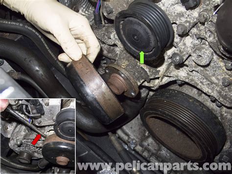 Mercedes Benz W211 Coolant Pump Replacement 2003 2009 E320 Pelican Parts Diy Maintenance Article