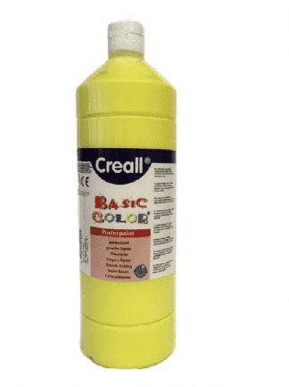 Creall Basic Color Plakkaatverf 1000 Ml 17 Oker Baaslevert