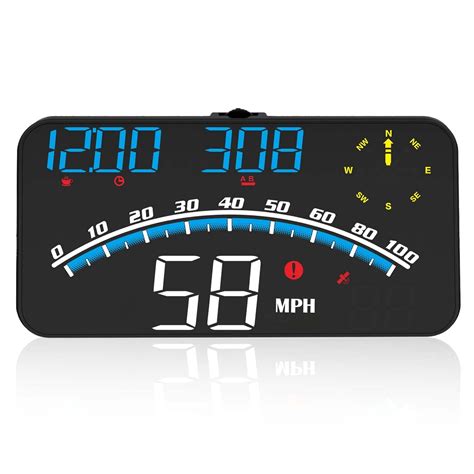 Acecar Digital Gps Speedometer Universal Car Hud Head Up Display With