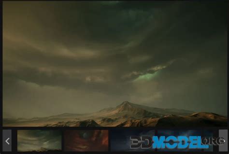 Unreal Engine Asset Matte Painting Skybox Pack Viii Doom Skies