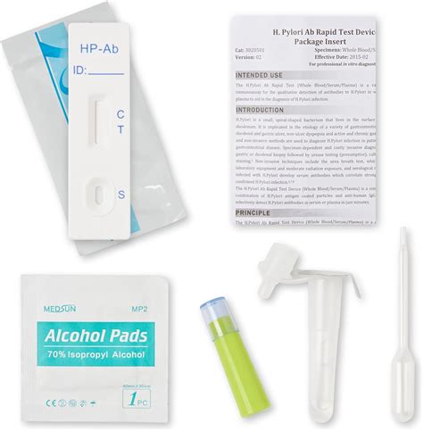 Stomach Ulcer Test Kit H Pylori Blood Test Kit 2 Pack Complete