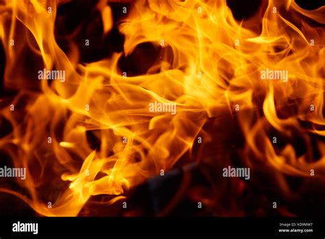 Burning Firewood In The Fireplace Close Up Photo Stock Photo Alamy