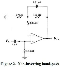 Use Ltspice To Simulate The Single Op Active Non Inverting Bandpass