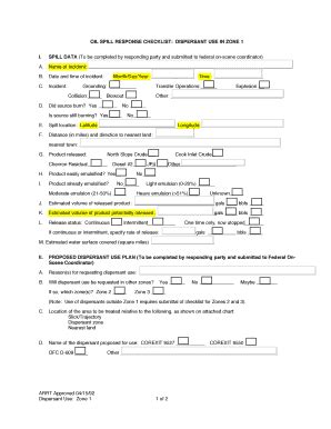 Fillable Online Dec Alaska ARRT Approved 04 15 92 Dispersant Use Zone