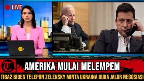 Di Sorot Media Amerika Tiba Desak Ukraina Bernegosiasi Dengan