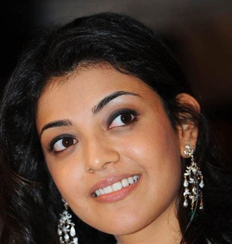 Kajal Agarwal Face Closeup Hot Looking Photos Beautiful Indian