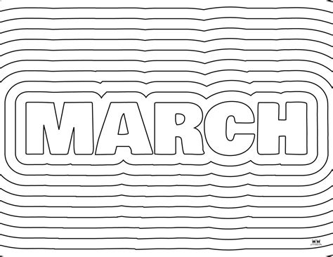 March Coloring Pages - 25 FREE Printable Pages | Printabulls