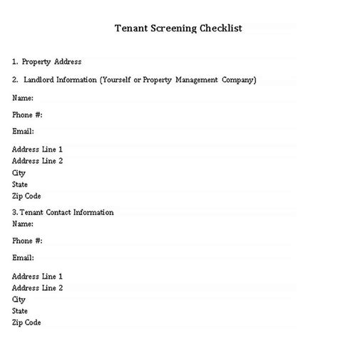 Landlord Tenant Checklist Template Being A Landlord Landlord Tenant Checklist Template