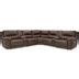 Dunleith Piece Power Reclining Sectional In Chocolate By Ashley