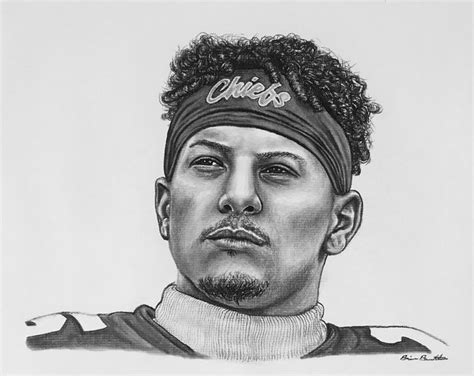 Patrick Mahomes Portrait ORIGINAL - Etsy