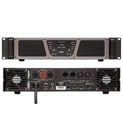 Fbt Ax Series 2 Channel 2x 400w 600w 1000w Power Amplifier At 4 8