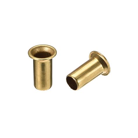 Uxcell Hollow Rivet Mm X Mm Through Hole Copper Hollow Rivets