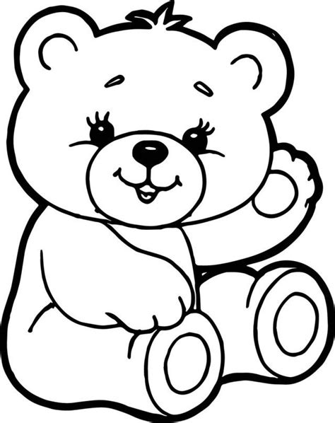 10+ Teddy colouring pages info | freecoloring