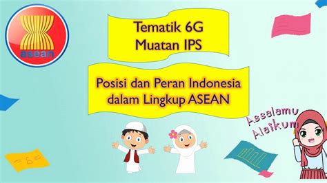 Tematik G Muatan Ips Peran Indonesia Di Bidang Ekonomi Dalam Lingkup