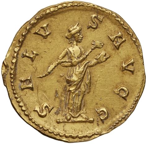 Aureus Maximian Salvs Avgg Salus Roman Empire Bc Ad