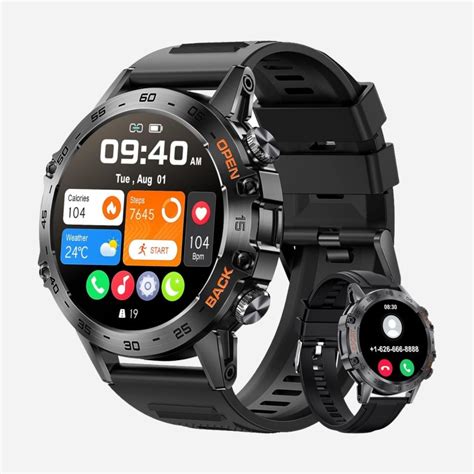 Montre Connect E Homme Militaire Avec Fr Quence Cardiaque Et Pression