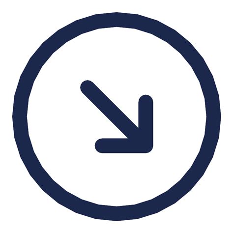 Round Arrow Right Down Vector SVG Icon SVG Repo