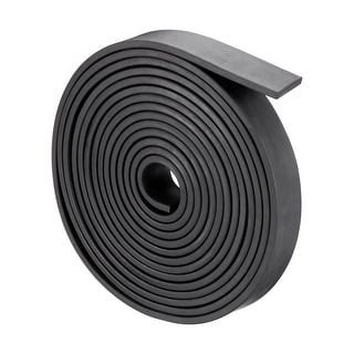 Solid Rubber Strips Neoprene Sheets Rolls 3/16"T x 0.98"W x 78.74"L - Black - Bed Bath & Beyond ...