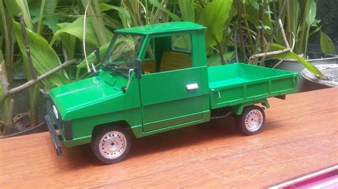 Miniatur Kijang Kotak Pickup Matrial Hijau Rumput YouTube