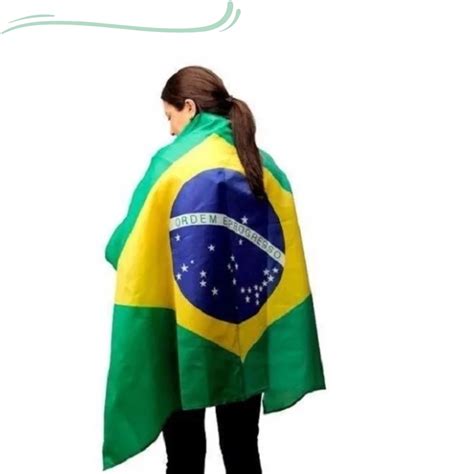 Bandeira do Brasil Grande 100 poliéster 1 50x0 90mt Escorrega o Preço