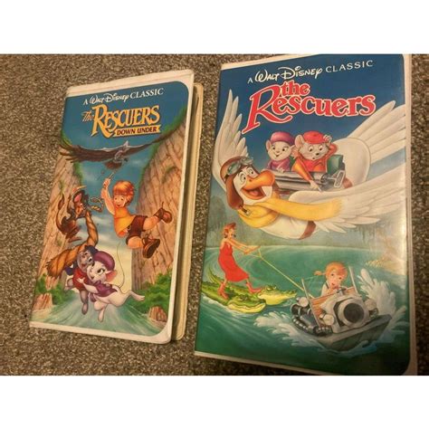 The Rescuers Down Under The Rescuers Vhs 1991 1992 Black Diamond