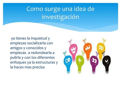 Nacimiento De Un Proyecto De Investigacion PPT