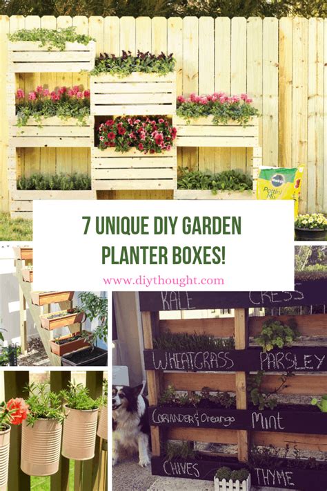 7 Unique Diy Garden Planter Boxes! - diy Thought