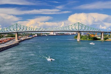 Der Sankt Lorenz Strom Quebec Kanada