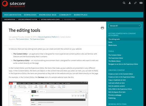 Sitecore Ecosystem Sites — Contextual Navigation Has Arrived