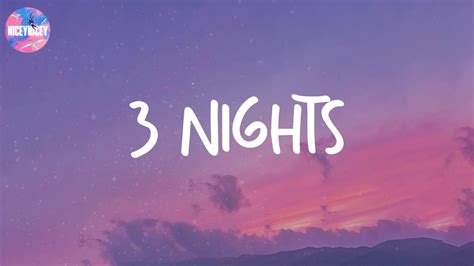 3 Nights Dominic Fike Lyric Video Youtube