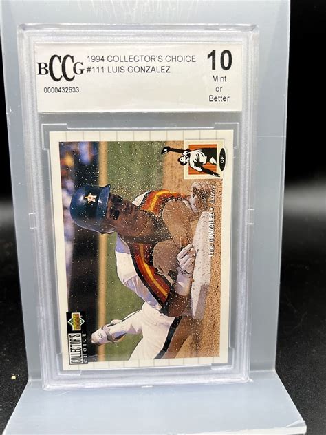 1994 Upper Deck Collector S Choice 111 Luis Gonzalez For Sale Online