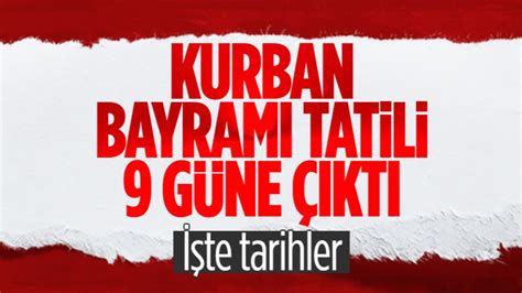 Cumhurbaşkanı Erdoğan açıkladı Bayram tatili 9 güne çıkarıldı