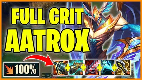 Previse Broken Full Crit Aatrox Urf Gameplay Youtube