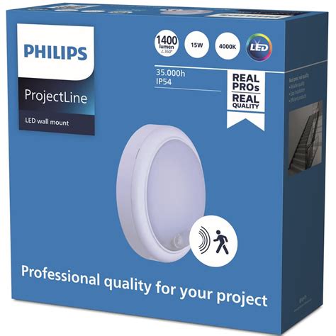 philips projectline wall lamp   lumen sensor