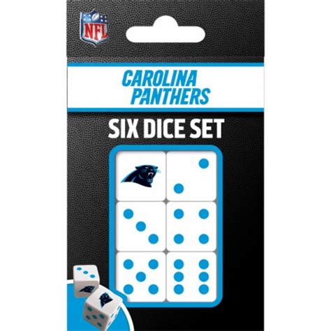 Carolina Panthers Dice Set 1 Unit Kroger