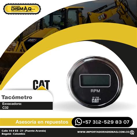 TACÓMETRO ELÉCTRICO Ref 197 7348 CATERPILLAR IMPORTADORA DISMAQ