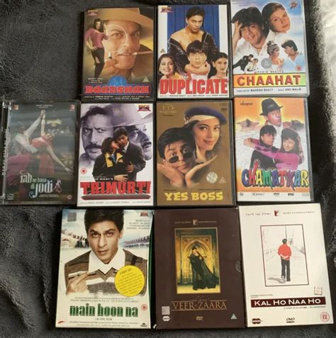 BOLLYWOOD DVD BUNDLE X10 SRK £20.00 - PicClick UK